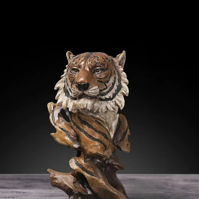 Animal Sculptures and Figurines Modern Miniature Figurines for Interior Ornaments Home Living Room Decoration Accessories